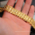 Men′s Fashion18k Gold Plated Jewelry Exaggerated Large Bracelet